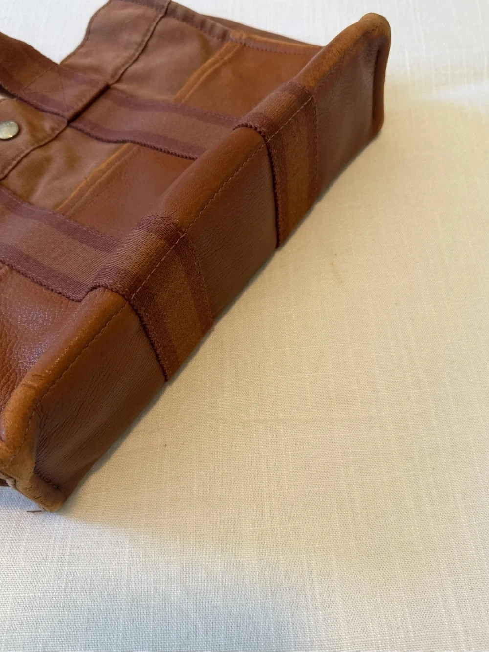 Hermes Toile H & Clemence Fourre-tout pm